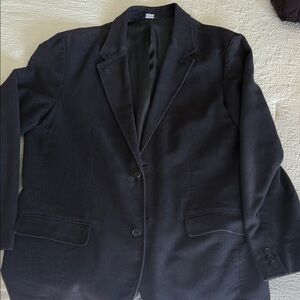 GAP Men's Stripe Dark Blazer